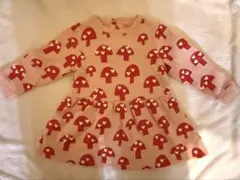 Stella McCartney ベビーワンピース キノコ柄 ピンクのサムネイル