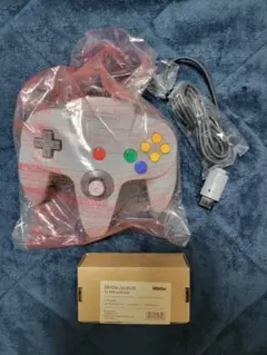 新品 NINTENDO64 コントローラ + 8BitDo ホール効果スティック