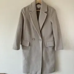 BEAUTY&YOUTH ダブルブレストチェスターコート グレー