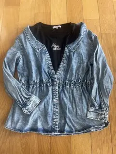 子供服　トップス　150 シャツ風　キッズ