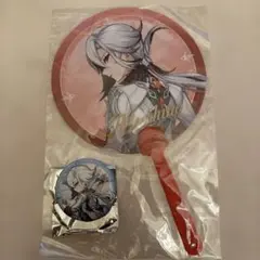 原神 アルレッキーノ 4点 来場者 コミケ C108 缶バッジ トレカ うちわ