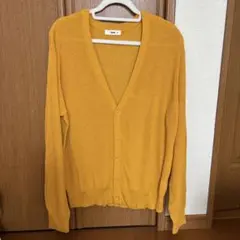 カーディガン イエロー