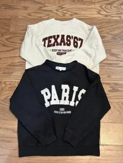 ZARA KIDSトレーナー　サイズ152㎝　黒＆ベージュ