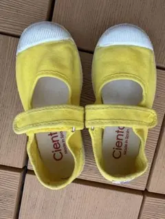 Cienta キッズシューズ イエロー　25(15cm)のサムネイル
