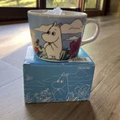 ムーミン スープカップ 青 陶器のサムネイル