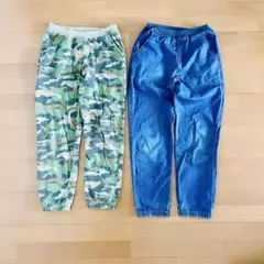 160 ELFINDOLL 迷彩 パンツ デニム パンツ 2本セット