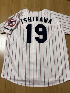 実使用】東京ヤクルトスワローズ 坂口 智隆選手 ホームユニフォーム