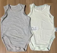 ユニクロ　メッシュ　タンクトップロンパース　70cm 2点セット