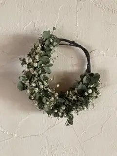 ドライフラワーリース インテリア