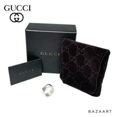 GUCCI グッチ ブランデッドG リング 9号 シルバー925 箱 巾着付