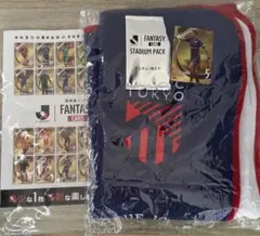 【未開封】FC東京 フリースブランケット(2月14日配布グッズ)長友カード付き