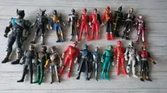 戦隊もの  仮面ライダー ウルトラマン ソフビフィギア セット