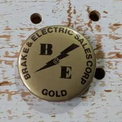 ビンテージ USA 70年代 B＆E GOLD ピンバッジ