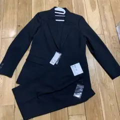 UNIQLO 感動ジャケット 感動スリムパンツ セットアップ ブラック