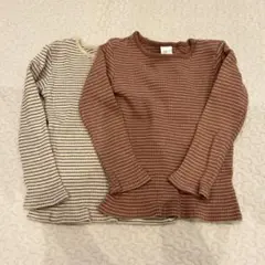 H&M ストライプTシャツ 92cm 2枚セット