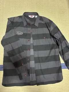 BEN DAVIS ストライプ 長袖シャツ Lサイズ