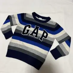 baby GAP 長袖 ニットセーター ブルー 綿100％ 105cm