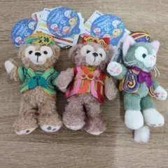 ダッフィー シェリーメイ ジェラトーニ ぬいぐるみセット