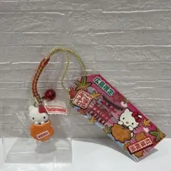 ハローキティ　2014年 広島限定　紅葉まんじゅう　ご当地ストラップ　【新品】のサムネイル