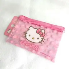 【新品】ダイソー ハローキティ ラメポーチ　2点セット