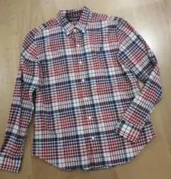 ジムフレックス Gymphlex コットンフランネル チェックシャツ日本製 14