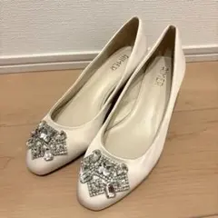 AIMER ビジュー　パンプス　M 129