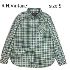 【size S】 ロンハーマンヴィンテージ　コットンフランネルシャツ　チェック柄