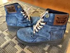 ダメージジーンズハイカットブーツ　メンズJP:25.5