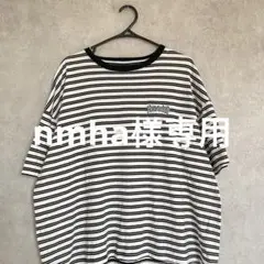 【THRASHER】ストライプ Tシャツ 半袖　古着　サイズL