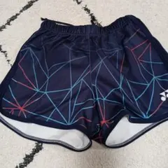 YONEX 幾何学模様 ショートパンツ ネイビー