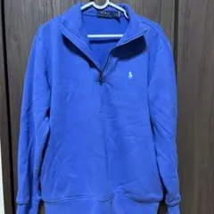 Polo Ralph Lauren ハーフジップ スウェット ブルー Sのサムネイル