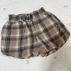 tete a tete チェック柄ショートパンツ　95cm