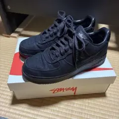 NIKE STUSSY AIR FORCE 1 LOW ブラックのサムネイル