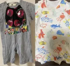 男の子　ロンパース　夏　80サイズ　2つ