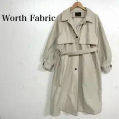 Worth Fabric レディース L相当 ベージュ トレンチコート ロングのサムネイル