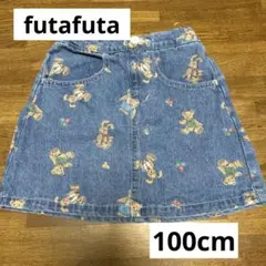 futafuta デニムスカート くま うさぎ 総柄 バースデイのサムネイル