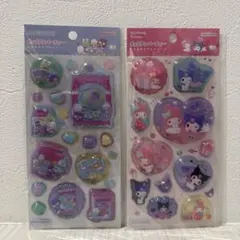 新品ポップデコパーティー わたあめカプセルシール 2枚セット サンリオ