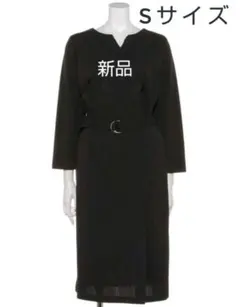 新品　a.v.vベルトつき　セットアップブラック　フォーマル