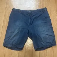 ジョンブル　コットンリネンパンツ　デニムのサムネイル