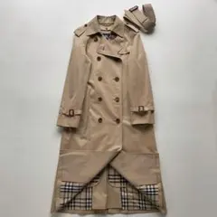 【マキシ丈/ライナー付】バーバリーロンドン トレンチ ハニー 36