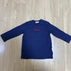 ミキハウス　長袖　シャツ　カットソー　ネイビー　90サイズ