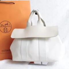 激レア！エルメス　ヴァルパライソPM　ハンドバッグ　アイボリー　Hermesのサムネイル