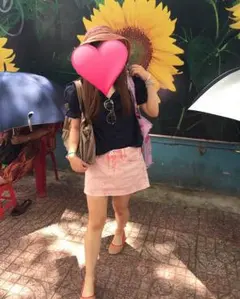 トミーガール   デニムスカート  トミーヒルフィガー  夏  海  サーフ