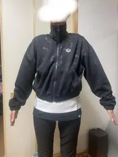 連休値下アディダスオリジナルス トラックジャケット ショート丈 トレフォイルXS