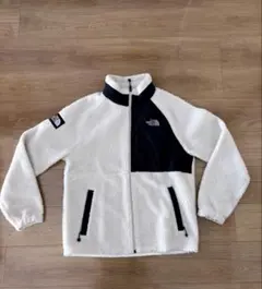 ノースフェイス フリースジャケット アイボリー/ネイビー