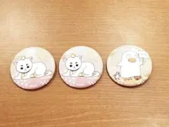 銀魂✖️東武動物公園 ミニキャラ缶バッジ3個セット 定春 エリザベス