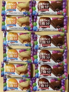 グリコ バランスオンminiケーキ12コチーズケーキとチョコブラウニー③のサムネイル