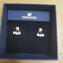 スワロフスキージャケットピアス