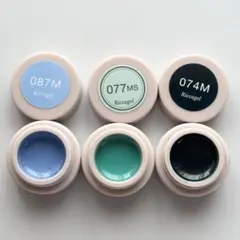 Riccagel ジェルネイルセット 087M 077MS 074M