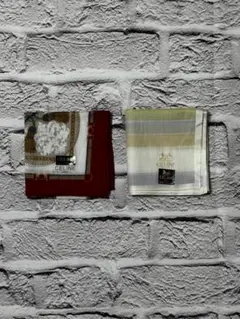 美品　CELINE　ハンカチ2枚セット　ｗ1026-0210-3-5